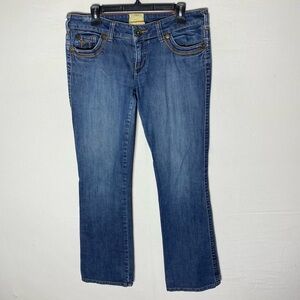 Vintage Y2K Marlowe Med Wash Low Rise Boot Cut Jeans 31